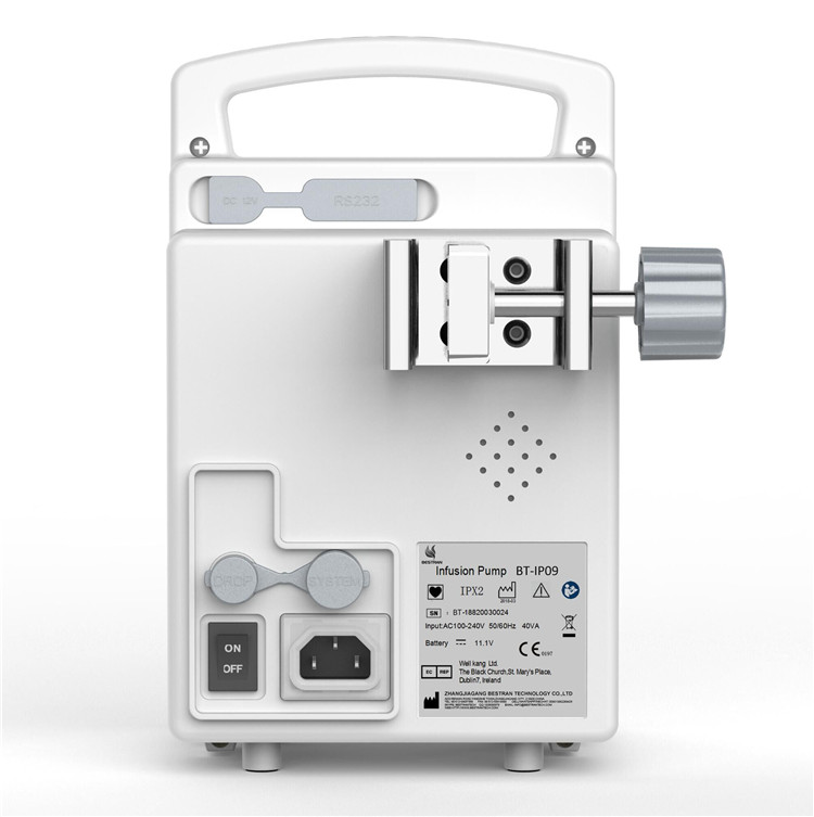 BT-IP09 CE/ISO Hospital portable automatic single channel Infusion Pump Medical electric IV pump  price