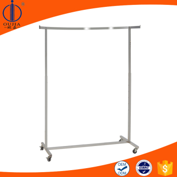 stainless steel luxury womens clothing display rack