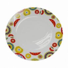 Flora Porcelain Plate with 7.5-inch, Suitable for Gifts or Hotelware Use