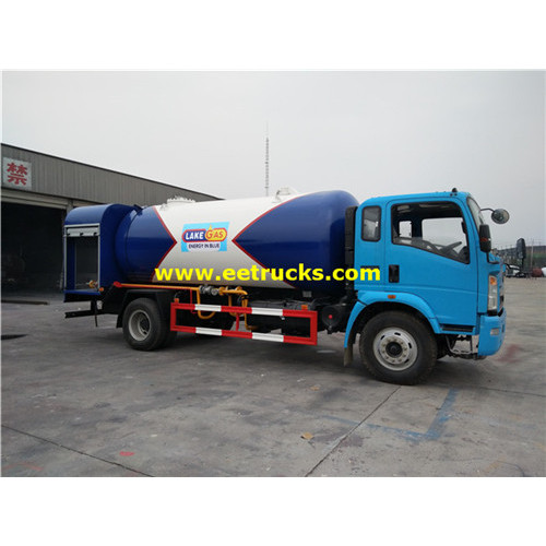 Camions de remplissage de gaz de GPL de SINOTRUK de 20cbm