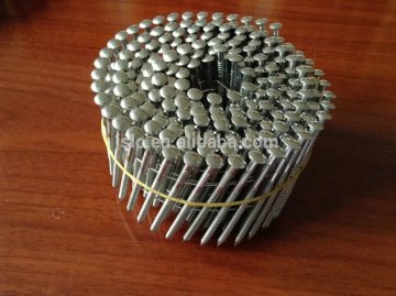 oval head ring shank coil nail