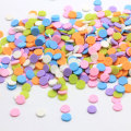 Candy Color Polymer Hot Clay Sprinkles 5mm 3D Tiny Round Shape Clay Slices Nail Stickers DIY Making Phone Deco Kid Toys