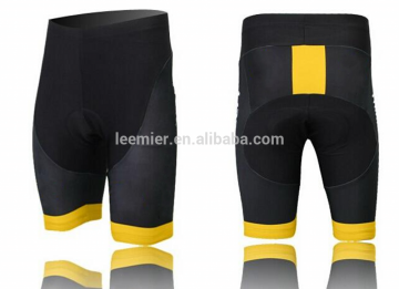 Ladies Black /Yellow Design quick try Cycling Shorts