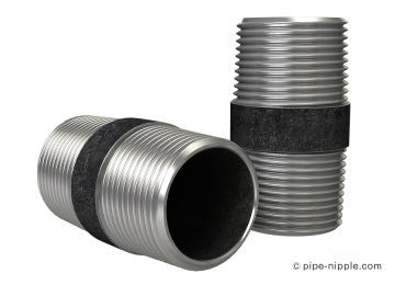 Seamless Black Pipe Nipple Steel Nipple