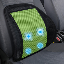 New 2-in-1 Cooling Massage Back Cushion and Mesh Back Massage Pillow for Cars and Office Chairs