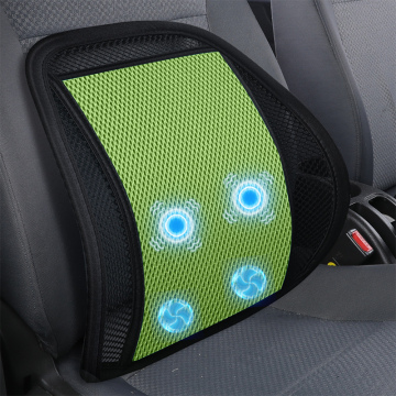 New 2-in-1 Cooling Massage Back Cushion and Mesh Back Massage Pillow for Cars and Office Chairs
