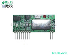 Learning Code Wireless Receiver Module (GD-RXV68D)