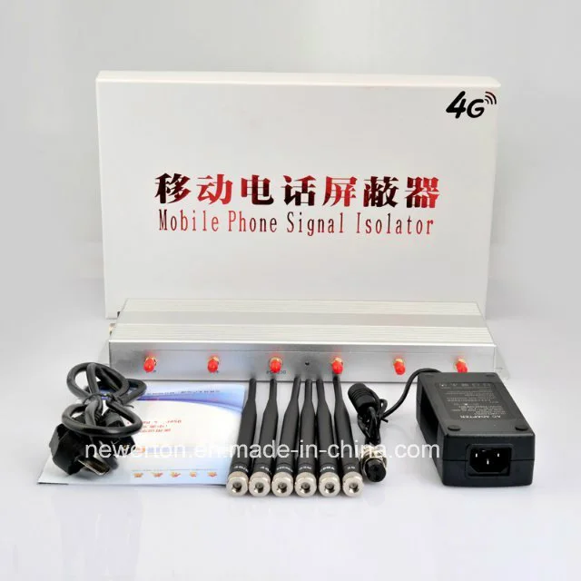 6-Antennas GSM 3G 4G Cell Phone Signal Jammer WiFi Blocker