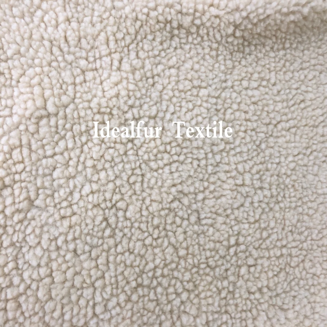 Solid Color Short Pile Granule Imitation Wool Fur