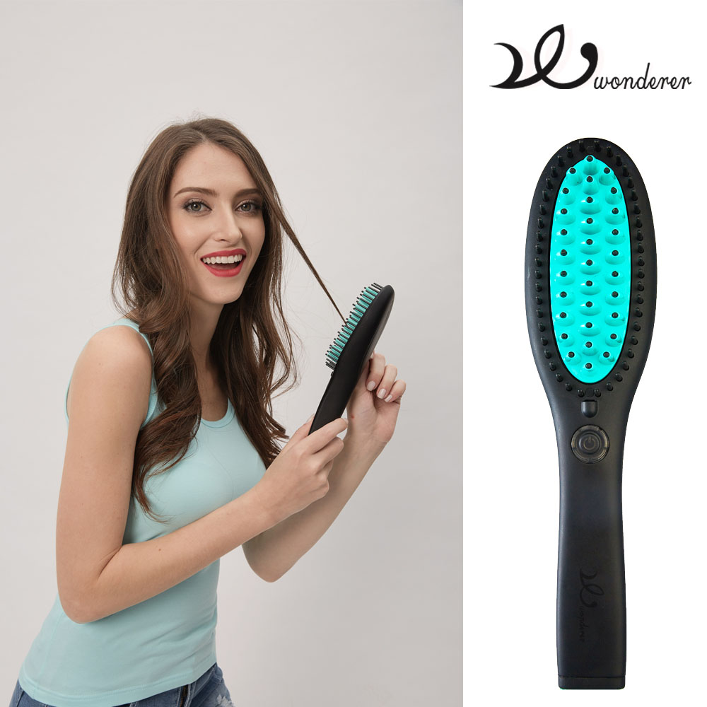 Hair Straightening Ionic Brush 2017