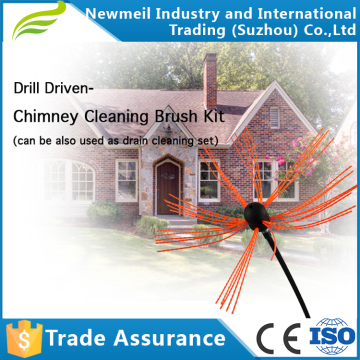 Professional manufacturer drill powered chimney cleaning brushes