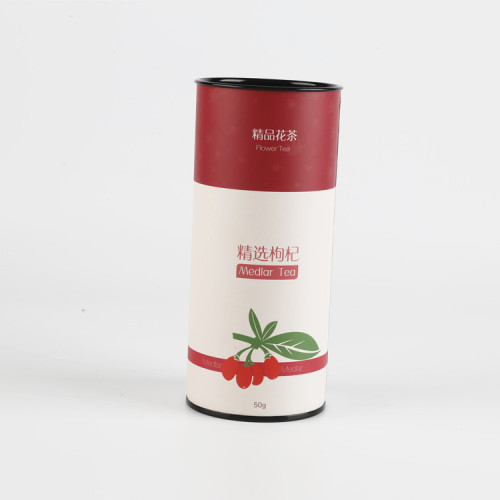 Luxury Custom Cylinder Tea Packaging Paper Box