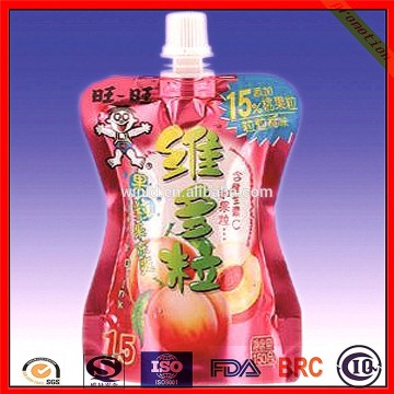 printing 450ml plastic fruit spout pouch