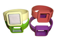 Popular Fahion Square Face Silicone Rubber Jelly Watch Straps For Boys And Girls 17cm