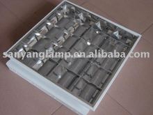 mirror aluminum reflector grid lamp fixture