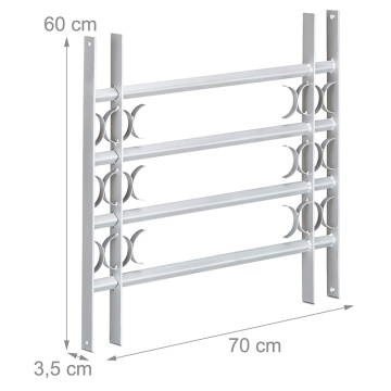 Grilles de sécurité extensibles télescopiques antivol pour fenêtres