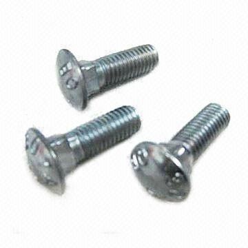 A193 B7m Teflon-plated Carriage Bolts, Customized Ansi / Asme Stud Bolts And Nuts