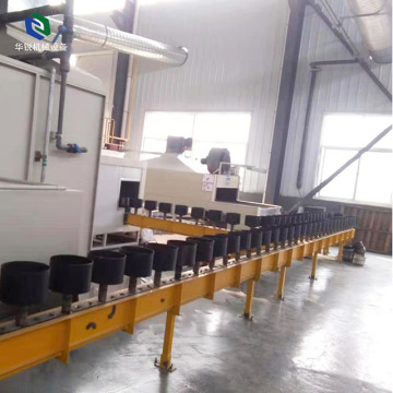 Hot Selling Automatic Electrostatic Cookware Coating Line For Industry