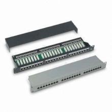 Cat.5e (Cat.6) Patch Panel, Available in Black