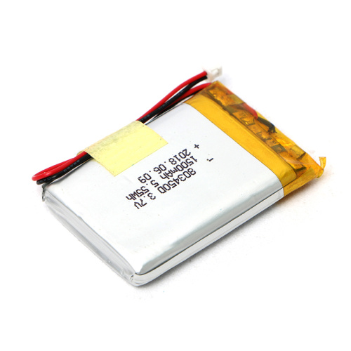 수량 보장 803450 3.7V 1500mAh 5.55Wh Lipo 배터리