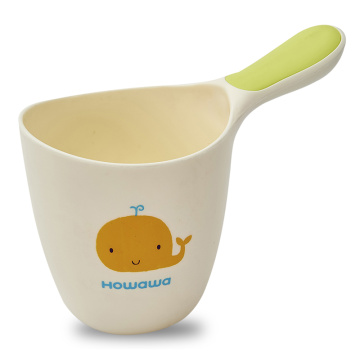 Tazza per risciacquo con cute baby bath spoon