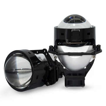 Custom OEM BI LED Projector Lens - 130W 6000K IP65 CSP 7035 Mini Headlight Bulbs