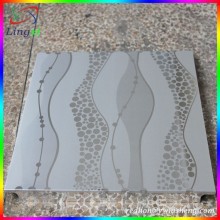 Mirror aluminum composite panels 300x300x17mm,interior decorative aluminum ceiling plates