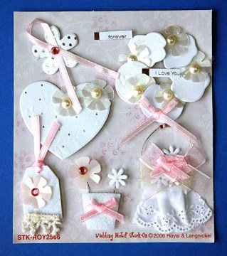 Paper DIY Stickers 3D Cartoon Toy Printed Paper Stick-On Customize Paper Decoration Accessory