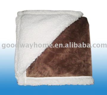 reversible sherpa throw