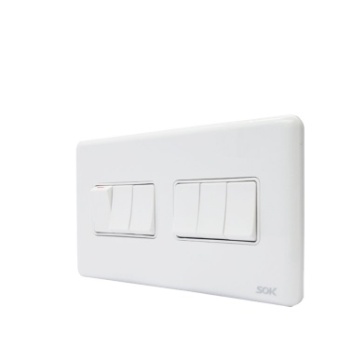 6Gang 1Way Switches small button wall switch