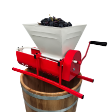 High Capacity Manual Grape Crusher Destemmer for Home Winemaking