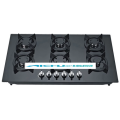 6 Burners Tempered Glass Top Selling Gas Cooker