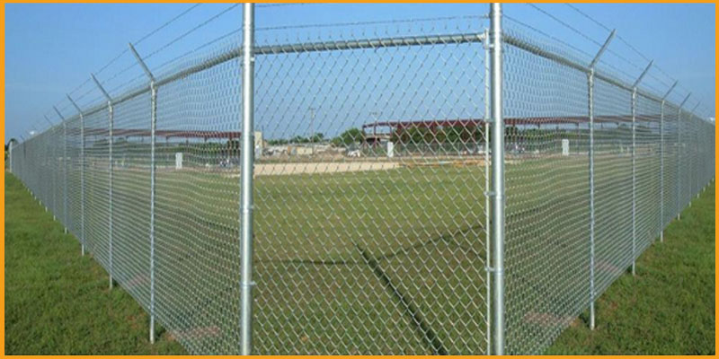 weight per square meter for gi chain link fencing