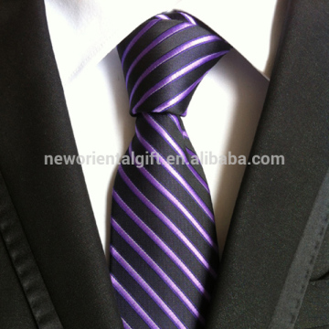 Stripe Color Polyester Necktie