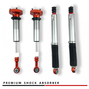 Mono tube shock absorber for Toyota Land Cruiser 300