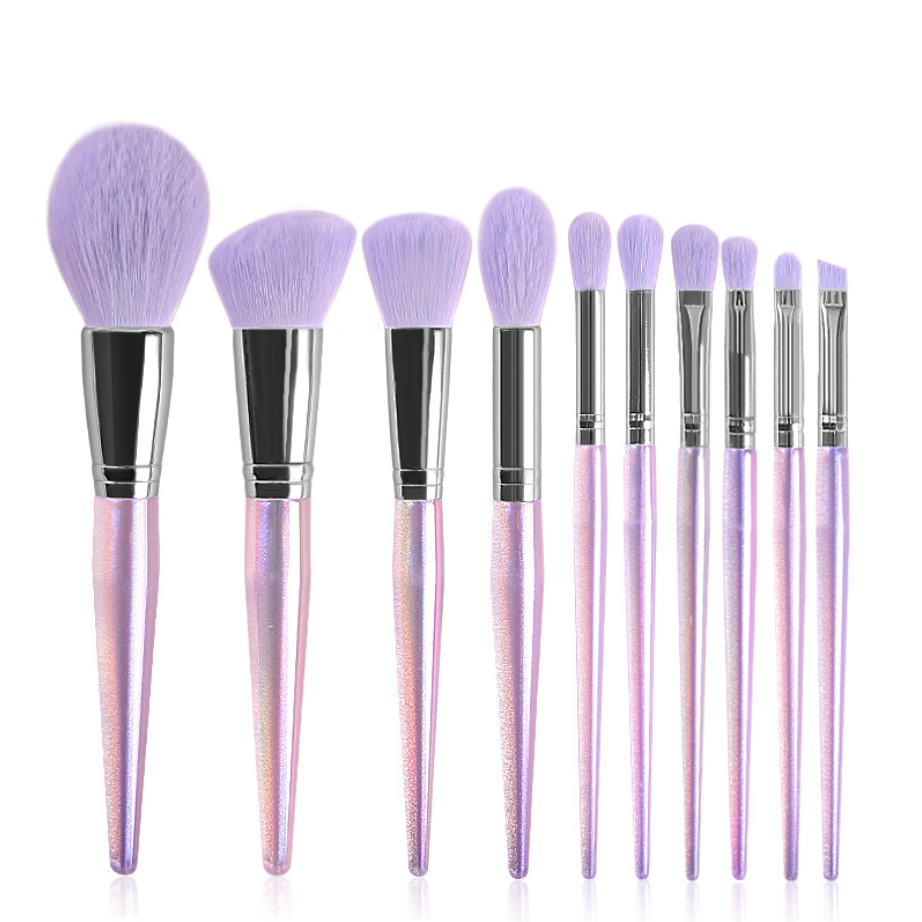 2021 New Design 10pcs Professional Makeup Brush Set Custom Private Logo