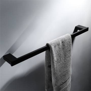 HIDEEP Bathroom Accessories Black Single Pole Towel Rack