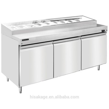 Shanghai Hisakage refrigerator factory, offer OEM for customer, refrigerator for pizza shop