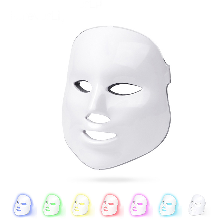 7 Color LED beauty face mask photon therapy skin care beauty electric massage beauty mask