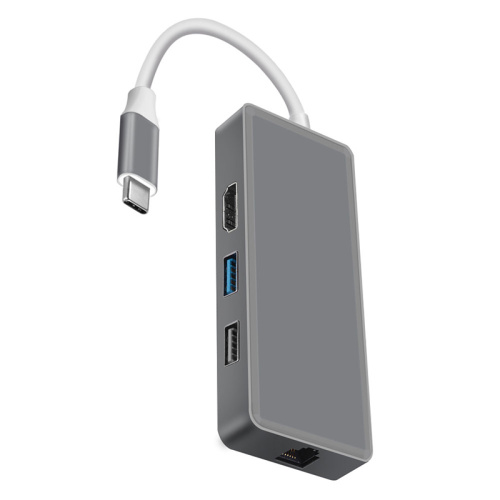 7Port USB Type-C till USB 3.0 Hub-adapter
