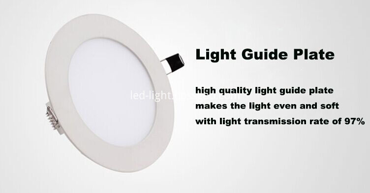 3W round led light panel 