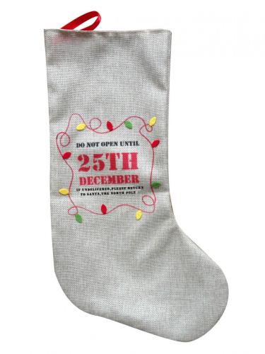 19 inches Christmas burlap stocking