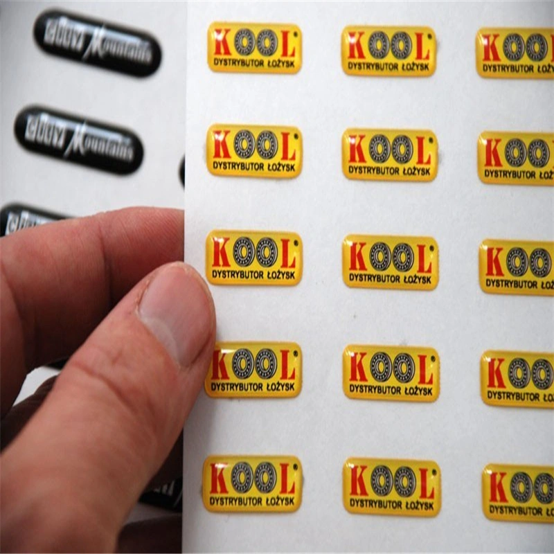 Custom Shape Dome Stickers for Outdoor Use