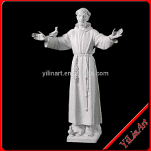 White Marble St. Francis of Assisi YL-R544