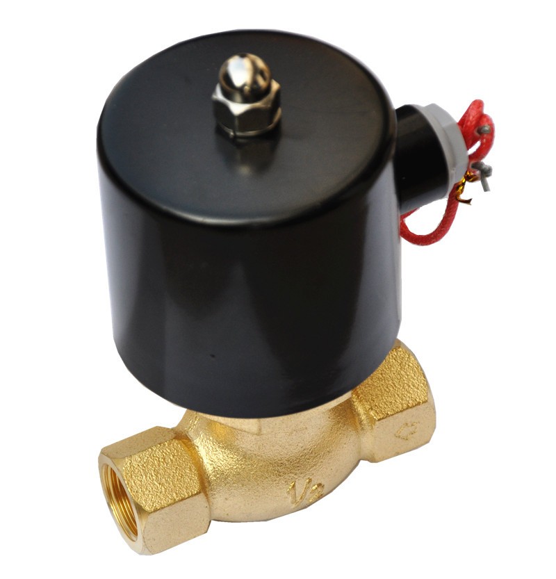 High quality 1/2'' gas pipeline ball valves natural gas regulator double coil solenoid valve