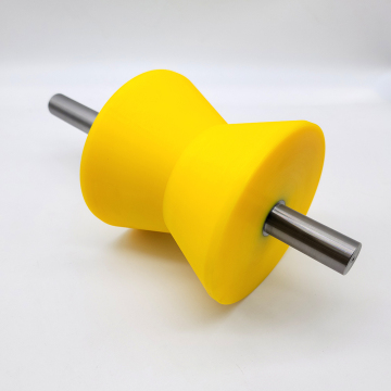 High quality heavy duty industrial pipe roller urethane coated polyurethane pipeline rollers