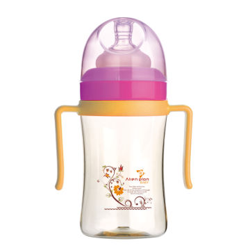 240ml PES baby colorful milk bottle OEM logo