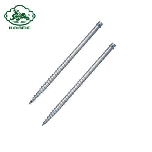 Galvanized Ground Screw For Foundation System