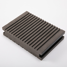 Dark Grey Wood Plastic Composite Decking Boards for Outdoor Flooring