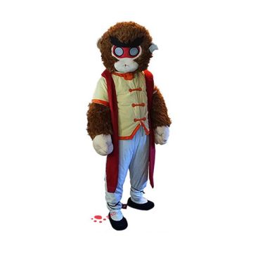 Film plush monkey king mascot costume